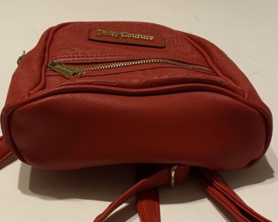 Juicy Couture Cherry ?Red Small Y2K Purse Mini Backpack  display picture 3