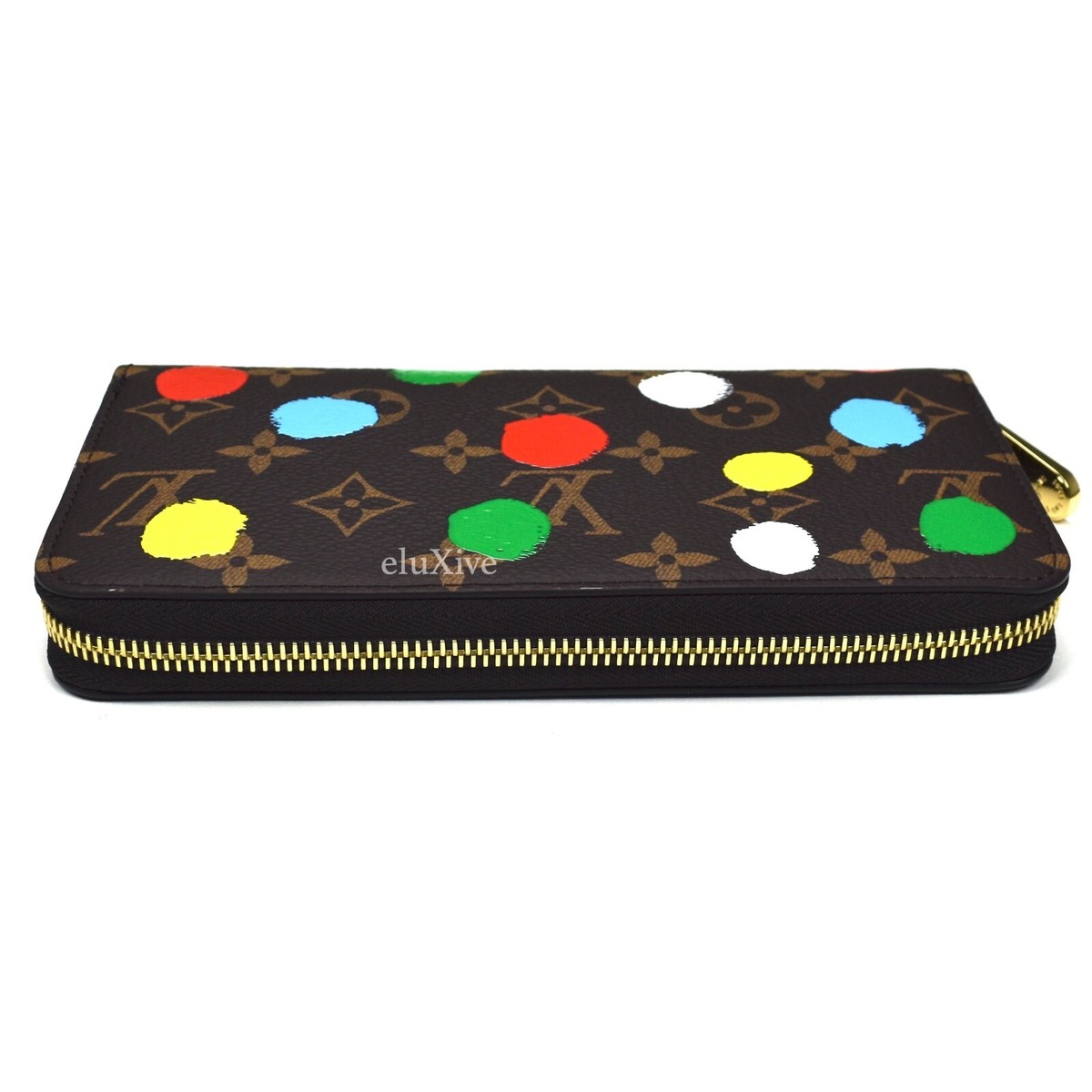 Louis Vuitton x Yayoi Kusama Zippy Wallet Monogram Multicolor in Coated  Canvas with Gold-tone - US