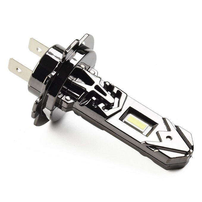 1&1 - Kit LED H7 1:1 50W 12V Lampadine Fari Auto Moto 6000k CANBUS Misura Originale Pv - Miniatura 4