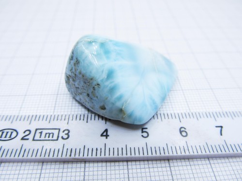 Larimar Atlantisstein, Dominikanische Republik, bis ca. 37 mm, Gewicht 23 Gramm - Bild 4 von 5