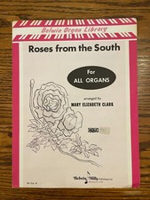 Belwin Organ Library Roses From The South Sheet Music For All Organs 1964