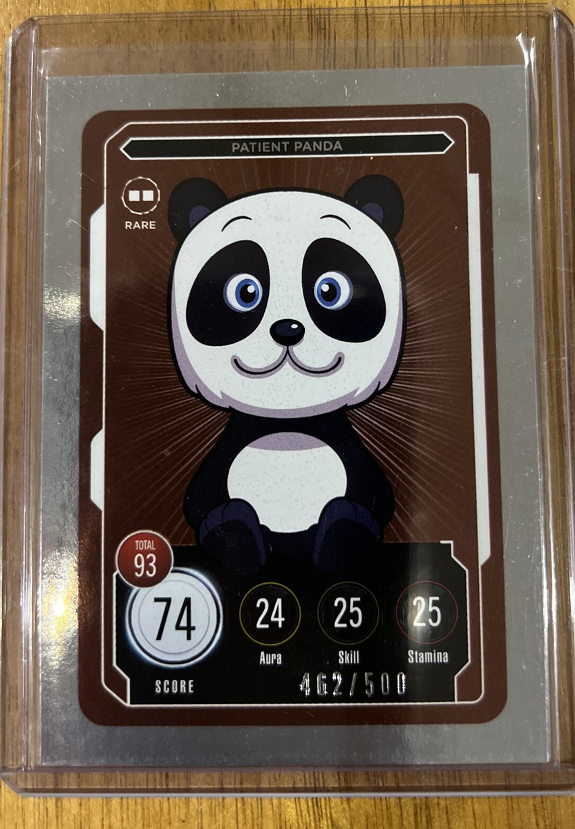 Patient Panda Rare 462/500 Veefriends Series 2 Trading Card Fresh 