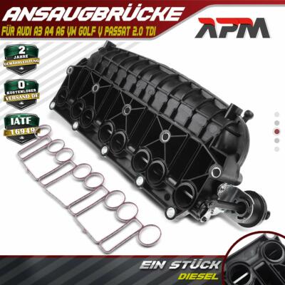 Ansaugkrümmer für Audi A3 A4 A6 VW Golf V Passat Seat Leon Skoda Octavia Superb