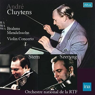 Cluytens Stern Szeryng Brahms & Mendelssohn Violinkonzerte CD Altus JAPAN