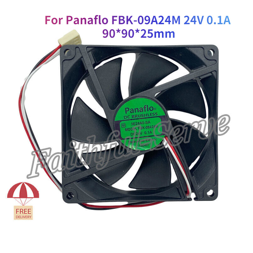 FanPANAFLO FBK08T24H 3-Pin DC 24V 0.18A Cooling Fan – Numerical Control Machinery - View #2
