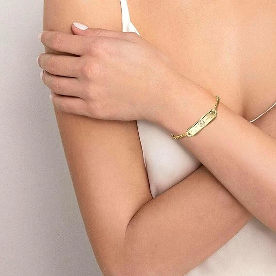 Nomination Bracciale Donna in Argento 925 e Quarzo verde incisione porta fortuna - Immagine 2 di 4