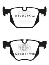 EBC hinten Greenstuff Bremsbeläge für BMW 7er E65 E66 730 735 DP21450