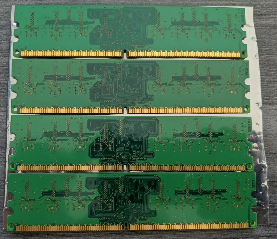 Elpida 512MB 1Rx8 PC2-5300u-555 (4 Pieces 4x512mb=2gb) - Image 2 of 2