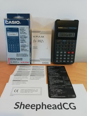 Casio Scientific Calculator FX-992S-w - VGC, Tested, Box \u0026 with  Instructions 4971850124078 | eBay