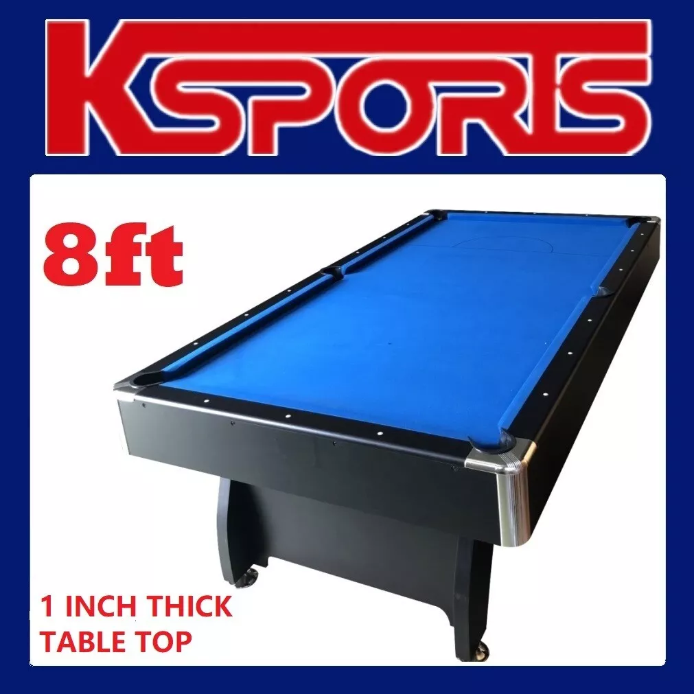 8 inch best sale pool table