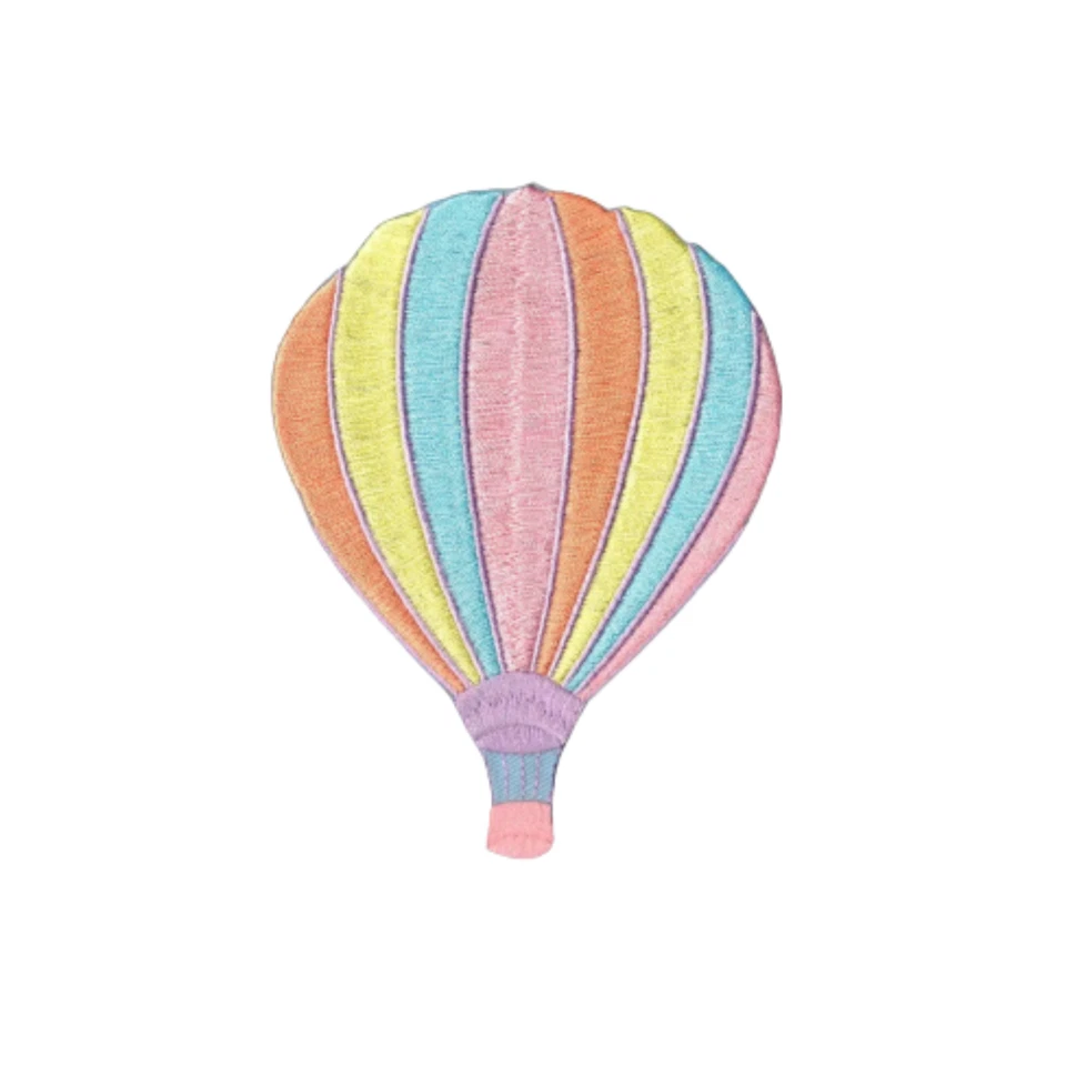 Large Hot Air Balloon (2-Pack) Iron On Patch - 2 Colors! - Image 3 of 4