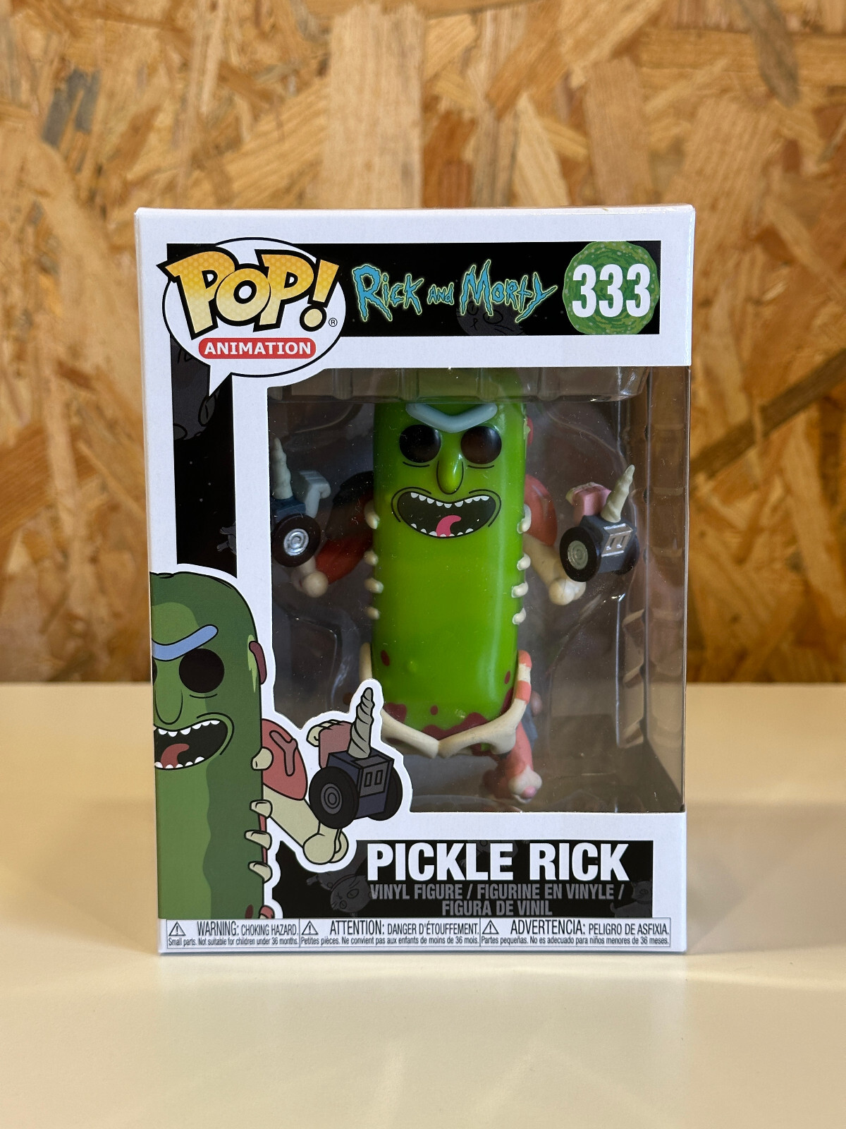 Pickle Rick 333 Rick And Morty Funko Pop Condición 10/10