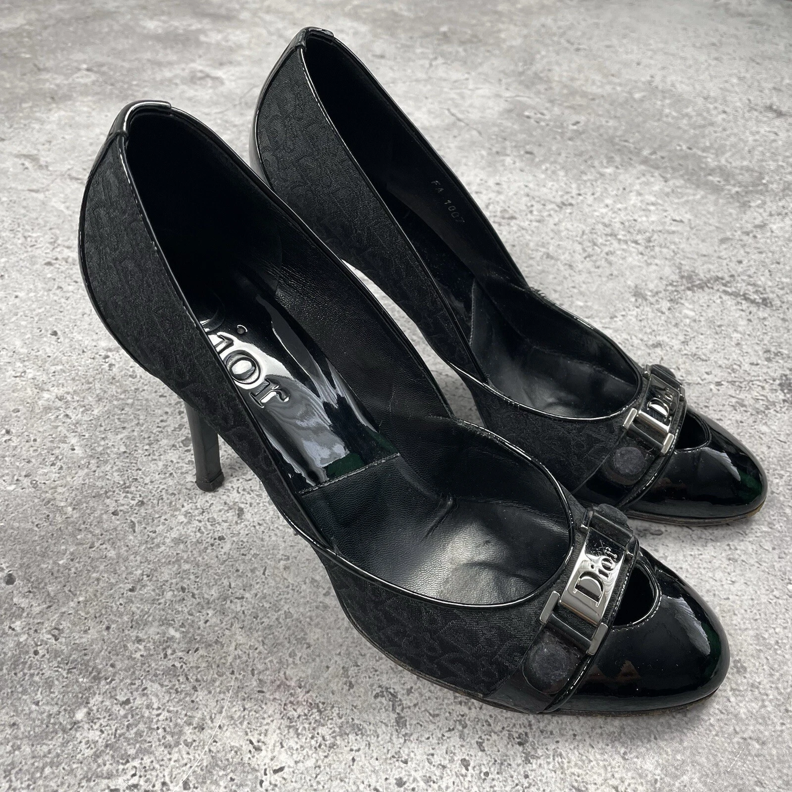 Escarpins à talons vintage Christian Dior logo monogramme taille 41