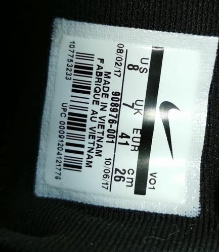 Nike Zoom Evidence 2 TRAININGS UK 7 EU 41 US 8 BASKETBALL 908976-001 SCHWARZ - Bild 8 von 9