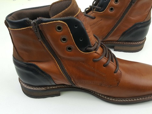BULLBOXER MENS LEATHER BOOTS US SIZE 9 SHOES BOOT FORMAL WORK CASUAL HANDCRAFTED - Picture 8 of 12