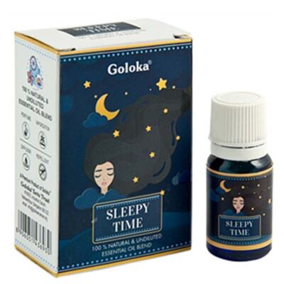 Goloka Sleep Time Essential Oil Blend 10mL - Juniper Cedar Frankincense Lavender