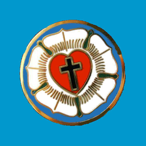 Mittelalterliche protestantische Reform lutherische Luther protestantische christliche Kirche Kreuznadel - Bild 1 von 2