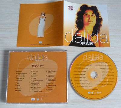 CD ALBUM DALIDA FOR EVER NR. 1 1956 1957 23 TITEL 2006