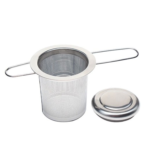 Edelstahl Mesh Tee-Ei Sieb Lose Blätter Metall Tasse Filter mit Li ∂ - Bild 3 von 16