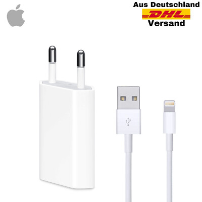Original Apple Ladegerät Ladekabel + Netzteil für iPhone iPad iPod Modelle