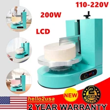 Automatic Cake Wiping Machine Cake Cream Spreading Coating Smearing Machine USA