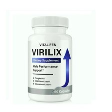 Virilix ed Pills Advanced Male Strong Formula for Performance & Energy 60ct