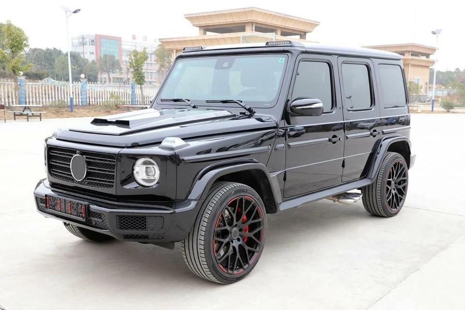 Carbono real para Mercedes-Benz Clase G W463 W464 G550 G63 ventilación lateral guardabarros 2019UP Foto 2 de 4