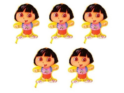 5x Folienballon Dora Nickelodeon Helium Ballon Luftballon Kindergeburtstag