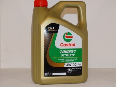 Castrol Motoröl SAE 5W40 Power 1 ULTIMATE Motorenöl Motorradöl Öl