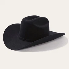Stetson El Patron Premier 30X Black - Hat Felts - Sfeptn-484007