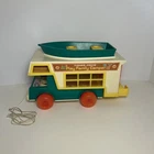Vintage Fisher-Price Little People Play Family Camper Boat Truck  1970’s
