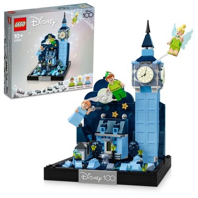 LEGO Disney 43232 Flug über London von Peter Pan und Wendy, Diorama mit Big Ben Phosphor
