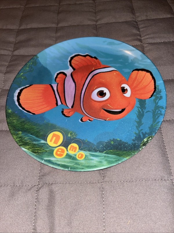Vintage Disney Finding Nemo Melamine Kids Dinner Plate Zak Designs