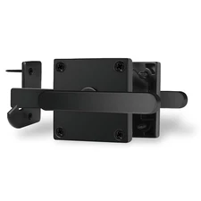 Heavy Duty Matte Finish Gate Latch,Aluminum Double Side Swinging Door Hardwar...