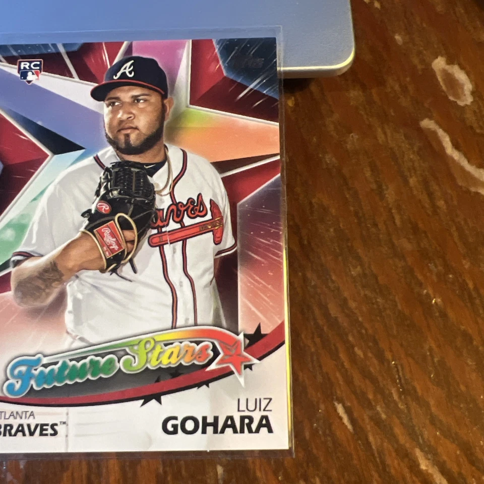 Luis Gohara 2018 Topps Future Stars Red Rookie RC #FS-44 Atlanta Braves /10 SSP - Image 2 of 4