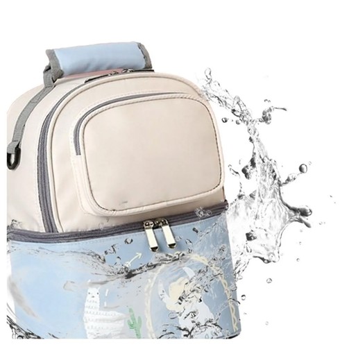 Sac Isotherme Bébé Ours - Transport Biberons, Lait Maternel, Repas, Conservation Température, Design Mignon Portable