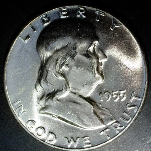 1955 (P) Franklin Silver Half Dollar BU Bugs Bunny FS-401  "Key Date Coin" #18