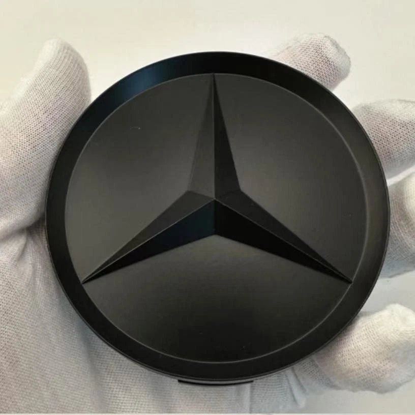 Set of 4PCS Wheel Center Rim Hub Caps Badge LogoFor Mercedes Benz C E S AMG 75mm - Изображение 3 из 4
