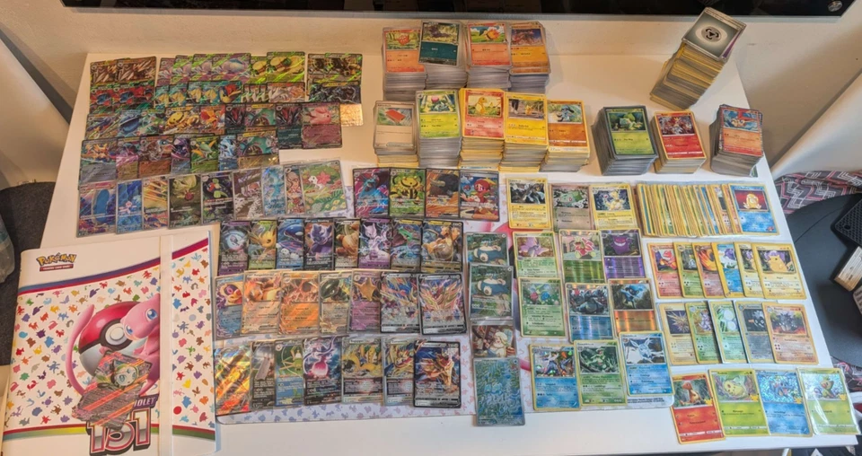 Riesen Pokemon Sammlung:Full Arts, Alt Arts, Gold, Ex, V, Vstar, Vintage Holos!!