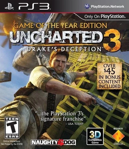 Uncharted 3: Drake's Deception - Game of the Year Edition - PS3 Game Only