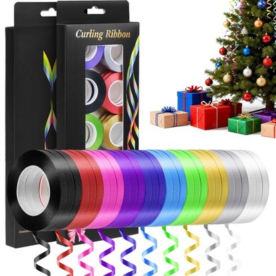 Curling Ribbon for Gift Wrapping: A 10-Color 30Roll Balloon Ribbon | Birthday...