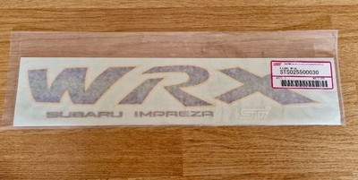 Original Subaru Kofferraumdeckel Aufkleber Decal - Impreza RA WRX STi 1992-1996 V1 V2 - NOS