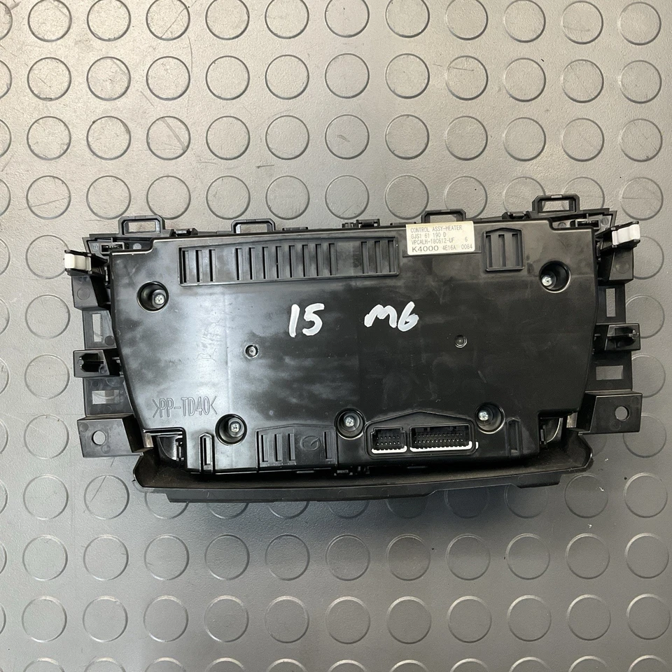 2014-2016 Mazda 6 AC HVAC Climate Control Panel Switch Assembly OEM - Image 2 of 4