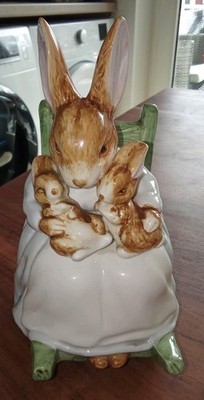 Spieluhr Keramik Beatrix Potter, Schmid Rock-A Bye Baby 262-230  Höhe ca. 16 cm