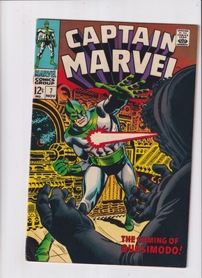 Captain Marvel (1968) #   7 (6.5-FN+) (2178275) Ronan the Accuser, Quasimodo ...