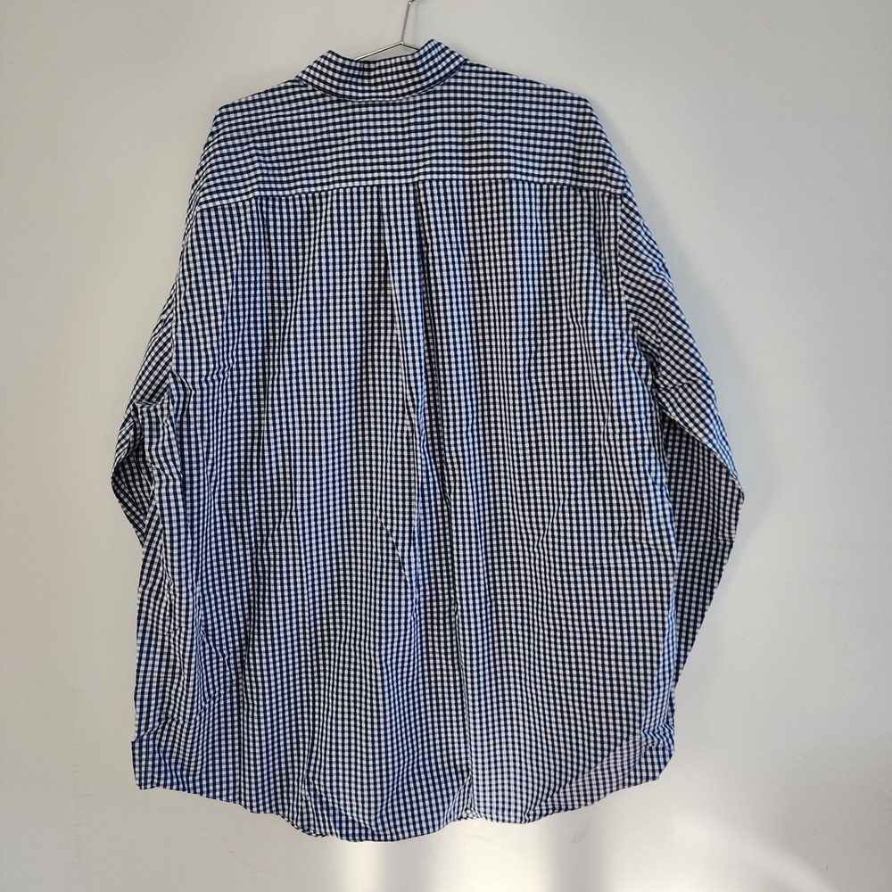 Brooks Brothers 1XLT Non-Iron Gingham Button Down Shirt Preppy Office wear Casua thumbnail 10