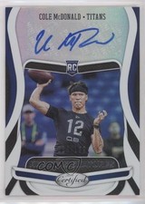 2020 Certified Rookie Signatures 63/199 Cole McDonald #RS-CM Auto 0lj0
