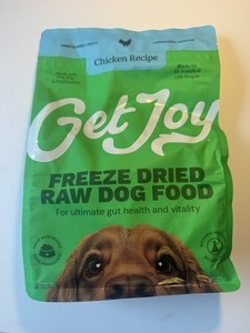 Get Joy Freeze Dried Raw Chicken Dog Food, High Protein Grain Free Meal, Topper