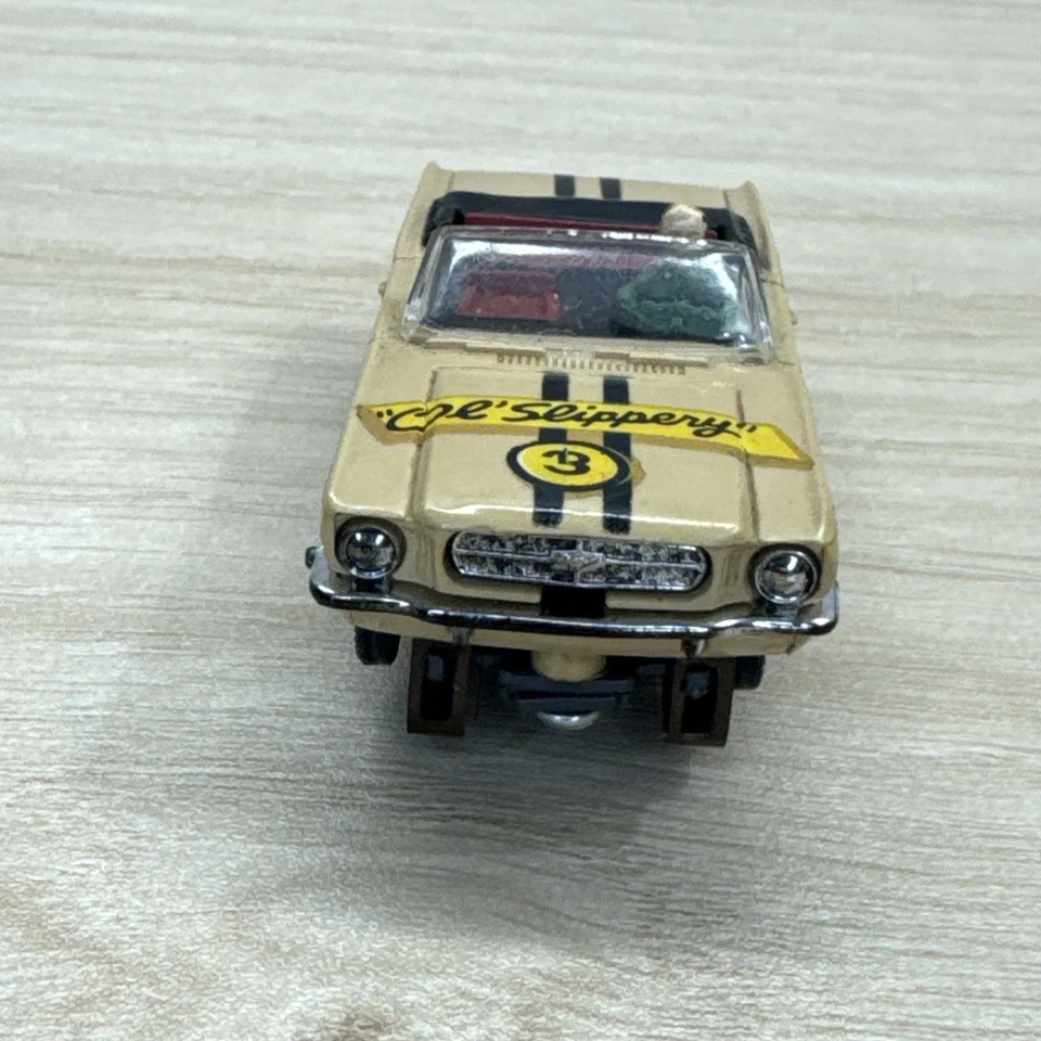 AURORA T-Jet Mustang Convertible Bronceado - *Necesita Servicio* Pat Appld. Chasis Foto 3 de 4