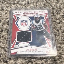 Panini 2020 Rookies & Stars DJ Moore NFL Authentic Relics Carolina Panthers